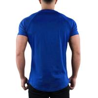 Camiseta de Algodón con Cuello Redondo y Manga Corta Ideal para Entrenamiento de Fitness y Correr - details 4