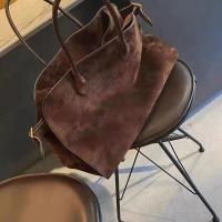 Bolso De Mano De Gran Capacidad De Gamuza Negra Para Mujer Nuevo - details 11