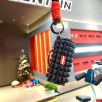 Llavero de espuma 3D tejido a mano, decoración de bolso antipérdida, Mini juguete antiestrés, baratija, llavero de Yoga DIY, regalos de gimnasio - details 1