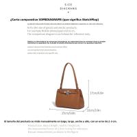 Bolso de lujo ligero con textura premium, nuevo bolso de mensajero portátil de compras de gran capacidad para mujer - details 0