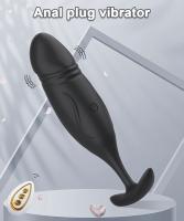 Vibrador Anal para hombres y mujeres, tapón Anal, masajeador de próstata, botón femenino, Control remoto, Juguetes sexuales para adultos, Gay - details 0