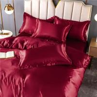 Sábana de Terciopelo de Lujo Emulación Cubierta de Edredón de Gran Tamaño Manta de Color Sólido de Alta Calidad para Cama Doble Queen y King - details 13