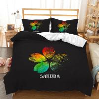Juego de Ropa de Cama con Diseño de Cerezo Japónesako Sakura en Tamaño King/Queen Floral Primaveral Vintage para Mujeres y Niñas - details 19