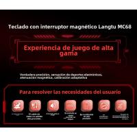 MC68 Teclado mecánico con eje magnético Teclas intercambiables en caliente para juegos competitivos Teclado con cable de alta calidad - details 1