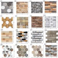 Papel tapiz autoadhesivo impermeable con diseño de ladrillo para renovación de paneles de pared, papel tapiz 3D, calcomanía de pared para decoración de pared - details 1