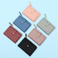 Bolso de cuero PU de Color liso para mujer, cartera pequeña, Mini monedero, tarjetero - details 6