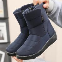 Winer-Botas largas informales para mujer, zapatos planos cálidos para la nieve - details 2