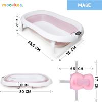 Bañera Plegable para Bebé de 80cm con Soporte Bañera de Bebé con Termómetro - details 32