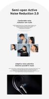 Huawei-Auriculares FreeBuds 4E con Bluetooth 5,2, auriculares inalámbricos con cancelación activa de ruido, plata, 2,0 - details 5