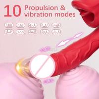 Vibrador Realista en Forma de Pene Estimulador de Vibración para Mujeres - details 0