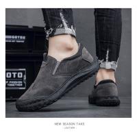 Zapatos De Trabajo Para Hombre Casual Transpirables Loafers Ligeros De Verano Antideslizantes Con Suela Suave Para Playa Y Interior - details 14
