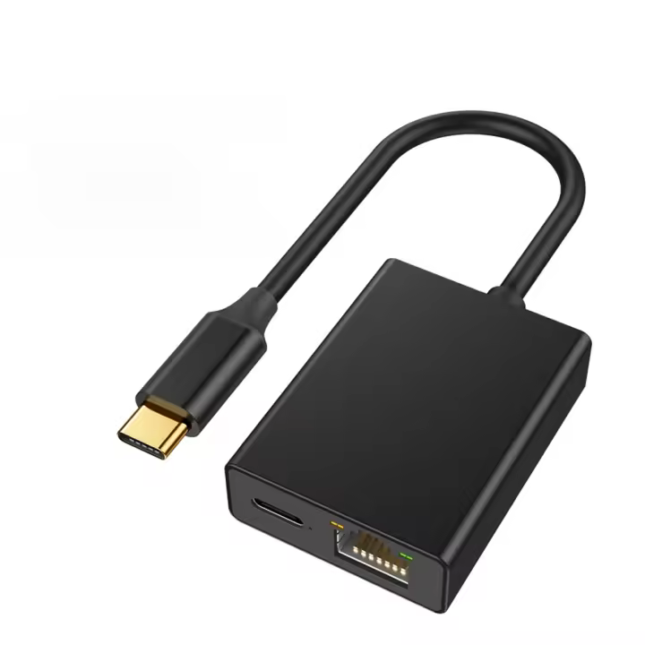 Adaptador Ethernet de tarjeta de red USB para Chromecast, Google TV tipo C a red RJ45 para teléfonos inteligentes, tabletas, dispositivo Android - 1