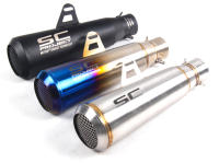 Escape de Silenciador de Motocicleta RESPRACE Universal Tubo de Escape Redondo para Yamaha - details 6