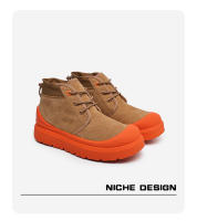 Botas de nieve impermeables gruesas de pelo sintético antideslizante integrado de piel con suela gruesa - details 5