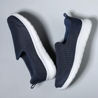 Zapatos de malla ligeros y transpirables para hombre, zapatillas informales antideslizantes para caminar al aire libre, zapatos de conducción, talla grande - details 12