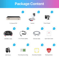 ZOSI-sistema de cámaras de seguridad para interiores y exteriores, grabador de vídeo DVR 1080P H.265 + 8CH 5MP Lite HD TVI con HD 1920TVL 1080P - details 15