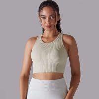 Hamidou-Sujetador deportivo para mujer, ropa interior de gimnasio, hilo Sexy, informal, a rayas, sin costuras, Top ajustado para gimnasio - details 24
