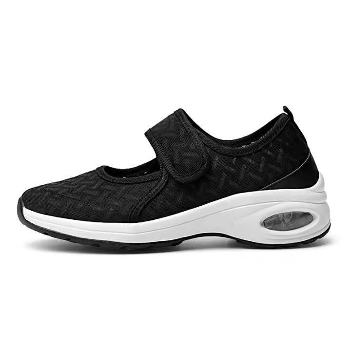 Zapatillas cómodas y transpirables para mujer, zapatos ligeros sin cordones para caminar - 1