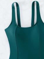 S-XXL sexy cruzado sin espalda, traje de baño de una pieza, Monokini con corte de pierna alta, traje de baño para mujer - details 15
