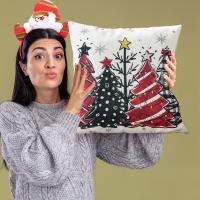 Funda de cojín de lino para decoración del hogar, funda de almohada con adorno navideño, regalo de Feliz Año Nuevo, 2024, 2025 - details 4