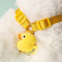 Arnés de nailon para perro con dibujos de pato, hebilla ajustable, cuerda transpirable para perro con pato amarillo, cuerda de tracción desmontable a prueba de Escape - details 7