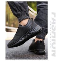 Zapatillas de correr de marca para hombre, zapatos de tenis ligeros, zapatos deportivos de cuero Pu impermeables para exteriores, entrenadores masculinos, zapatos atléticos - details 16