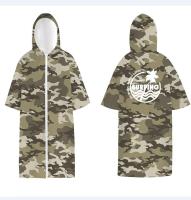 Poncho con capucha de secado rápido, traje de neopreno para surf, equipo de natación, bata de playa absorbente de secado rápido para adultos, estilo con cremallera - details 33