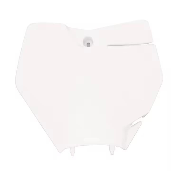 Placa de matrícula delantera de motocicleta, cubierta de placas de nombre de motocicleta de plástico ABS para EXC 150 250 300 TPI 2020 a 2022, color blanco - 1