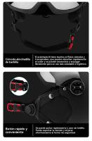 Casco esqui hombre mujer patinete Deportes Equipo Protector - details 13