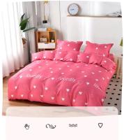 Cubierta de Edredón Floral Engrosada Tamaño Completo Queen Doble Individual con Borlas Rosa Flores Tapado para Cama Doble Sin Funda de Almohada y Sábana - details 3