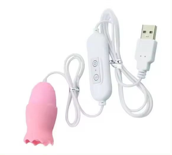 Mini Vibrador Estimulador de Clítoris en Forma de Huevo Masaje Vaginal Lengua Oral - 1