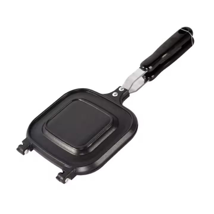 Sartenes para pan y pan, utensilios de cocina para hornear huevos, tostadora de hierro doble para Tartas, sandwichera - 1