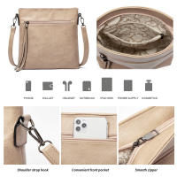 Bolso de Hombro para Mujer, Bandolera de Cuero PU, 3 piezas, informal, Gran Capacidad - details 35