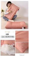 Almohada de algodón con semillas de casia, 1 pieza, almohada de tracción para el cuello, almohadas para dormir, almohadas diseñadas para personas que duermen boca arriba y de lado - details 7