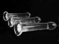 Leten Plug Transparente de 3 Tamaños Ventosa Fuerte para G-spot Masajeador Vaginal Expansor Anal - details 11