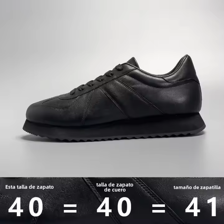 Bullet alta gama simple y versátil primera capa de cuero de vaca estilo retro cuero genuino zapatos de los hombres. - 1