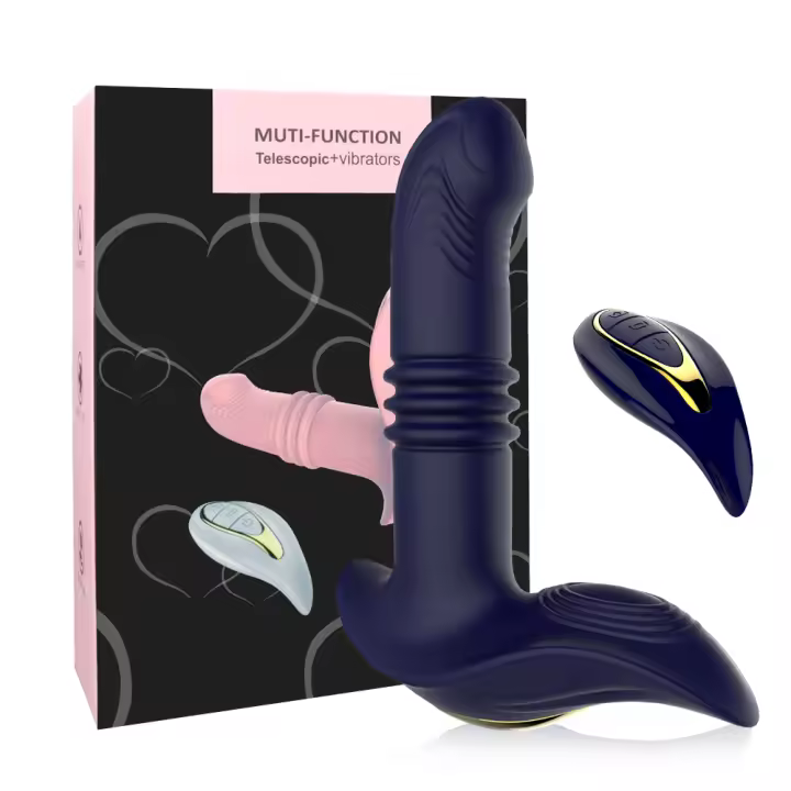 Vibrador Dildo de Empuje para Parejas Estimulador de Clítoris Vagina Punto G Juguete Sexual para Masturbación de Mujeres - 1