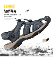 Nuevo Sandalias deportivas grandes de cuero para hombre, verano 2022 - details 1