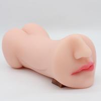 Boca de copa de avión de tres puntos, dispositivo de masturbación masculina vaginal y anal tres en uno, modelo invertido de alta gama, producto para adultos - details 3
