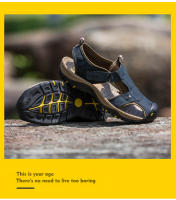 Novedad de verano, sandalias para hombre, sandalias romanas clásicas de cuero, zapatos de playa para exteriores, sandalias informales para senderismo acuático para hombre - details 3