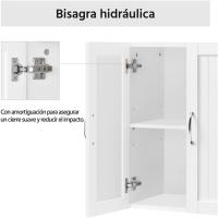 Pared 595x31x595cm Suspendido Dos Puertas Colgante Cocina Cuarto LavaroAjustable Banje y Antivuelco - details 15