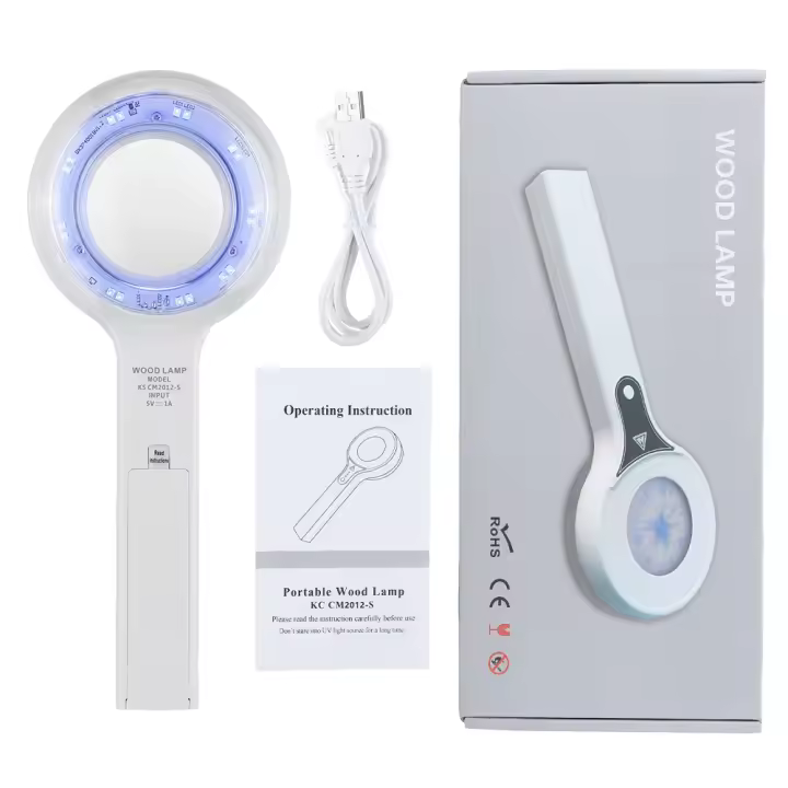BIT Lámpara LED de Madera para Análisis de Piel y Belleza Profesional Máquina Facial Diagnóstico de Piel contra Vitiligo y Psoriasis - 1