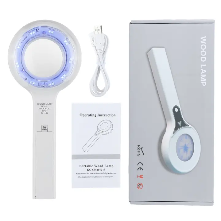 BIT Lámpara LED de Madera para Análisis de Piel y Belleza Profesional Máquina Facial Diagnóstico de Piel contra Vitiligo y Psoriasis - 1