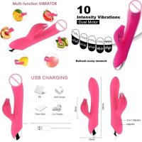 Juguete sexual con ventosa, boca de coño, falo oscilante, estimulador de pezones, vibrador para hombres, pene de tubo, Corea, largo. - details 15