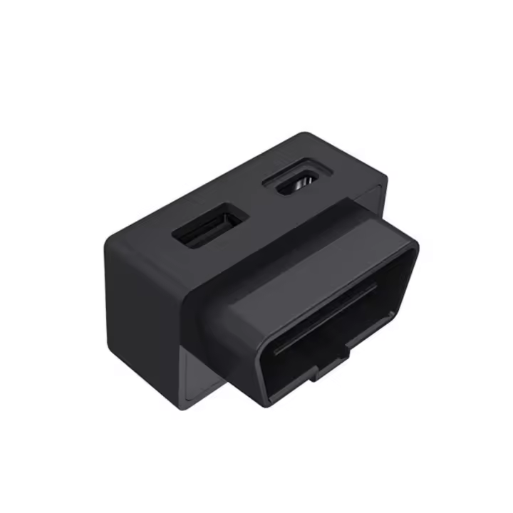 Adaptador de carga OBD de doble cabezal, Cargador de pared del coche, Carga rápida USB tipo C, Extensor de puerto de enchufe OBD ATV, - 1