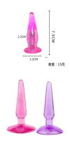 Tapón Anal de silicona impermeable para adultos, conjunto de combinación de productos para entrenamiento, palo masajeador, 6 piezas, divertido - details 5
