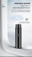 Mini Afeitadora eléctrica para hombres, carga USB portátil con maquinilla de afeitar, sin daños en la piel, cara, Barba - details 5