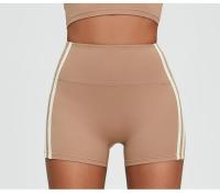 Pantalones cortos de Yoga para mujer, Shorts deportivos elásticos de cintura alta, transpirables, de secado rápido, para correr y Fitness - details 6