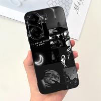 Funda trasera para Xiaomi Poco C65, cubierta suave de silicona líquida mate con estampado de dibujos animados de flores, protección a prueba de golpes - details 50