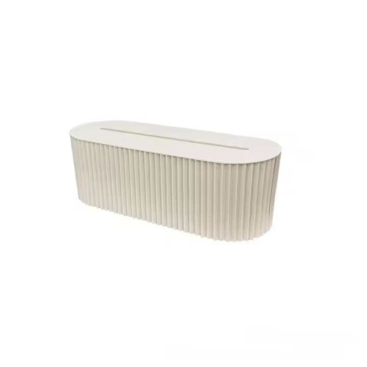 Caja de almacenamiento de cables con tapa para Oficina, Organizador de cables de alta capacidad, Caja de Gestión de cables de escritorio que ahorra Espacio, 1 UD. - 1
